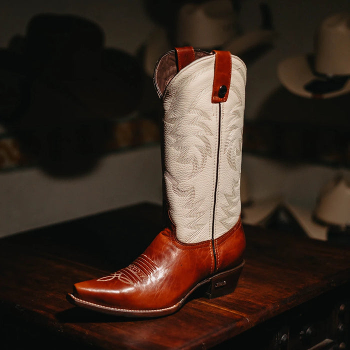 Bota Athiri Camilly Ferre Bco/Miel 011