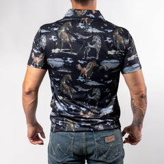 Polo Platini Fit Est Negra Horses 051