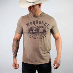 Playera Wrangler Cafe Spirit West 269