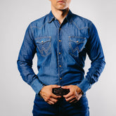 Camisa Wrangler Basica Lisa Mezc Stone 032