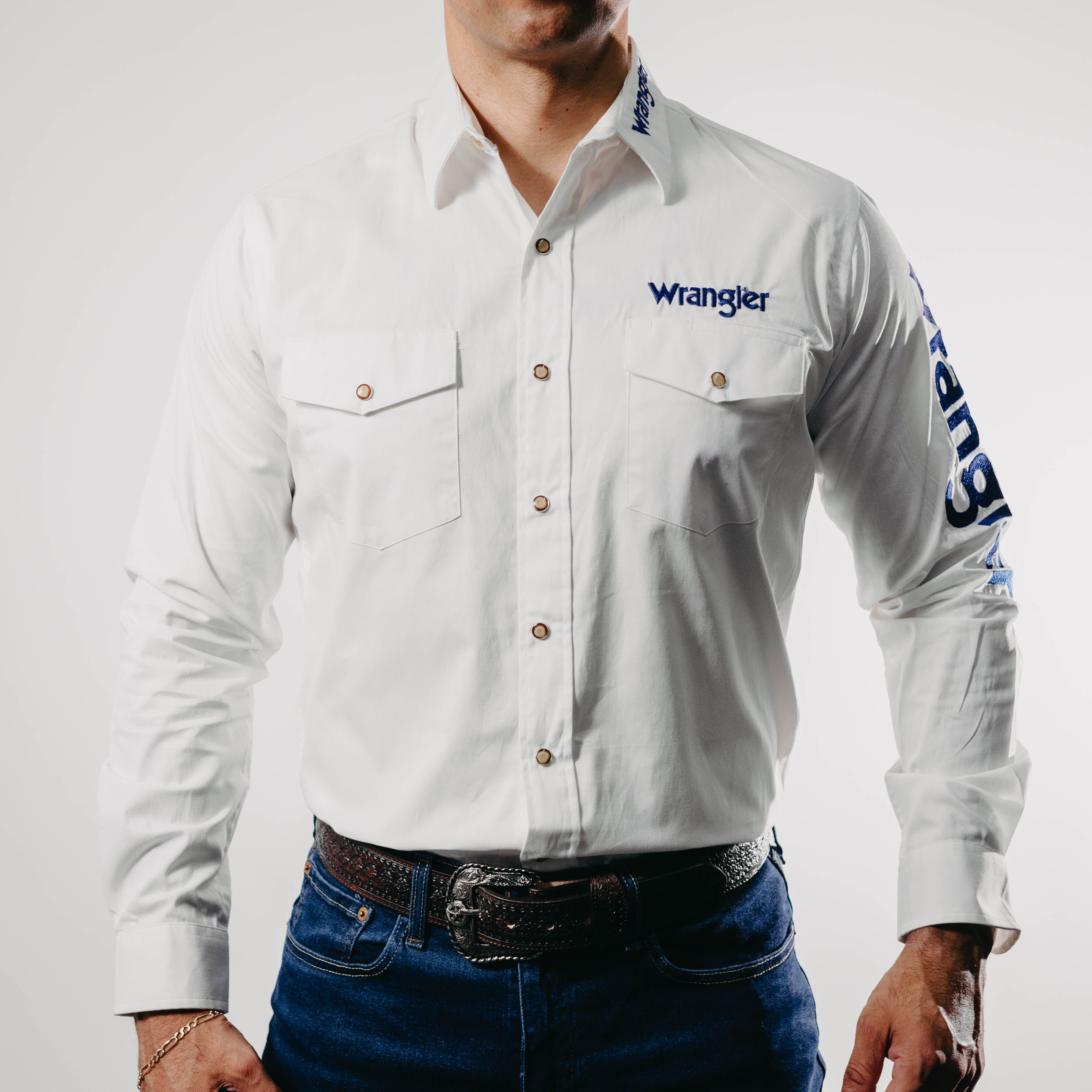 Camisa Vaquera Hombre Wrangler Camisa Western Camisa De