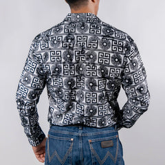 Camisa Wild Bull Est Flock Blanco 084