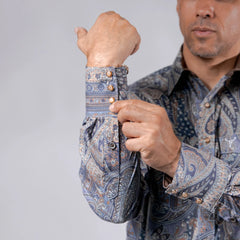 Camisa Cactus Est Amibas Gris 132