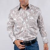 Camisa Cactus Est Amibas Bco/Café 133
