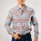 Camisa Rock&Roll Performance Aztec Blue 003