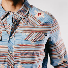 Camisa Rock&Roll Performance Aztec Blue 003