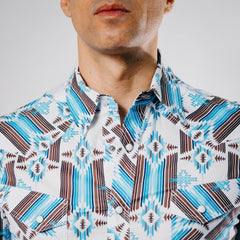 Camisa Rock&Roll MC Aztec Turq 009