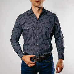 Camisa Hannover Est Negro Amibas 307