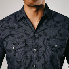 Camisa Hannover Est Negro Amibas 307