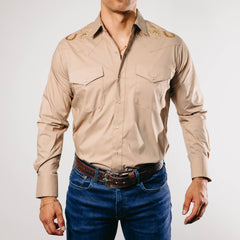 Camisa Hannover Bord Herrad Khaki 311