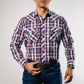 Camisa Hannover Cua Rojo Negro 318