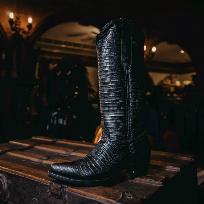 Bota Athiri Print Lizard Negro H-Retro 021