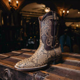 Bota Cowboys Exótica Piton Caml H-500