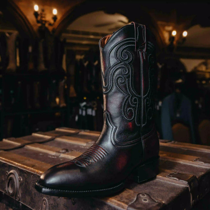 Bota Cowboys Imperial Blk Cherry H-Fran
