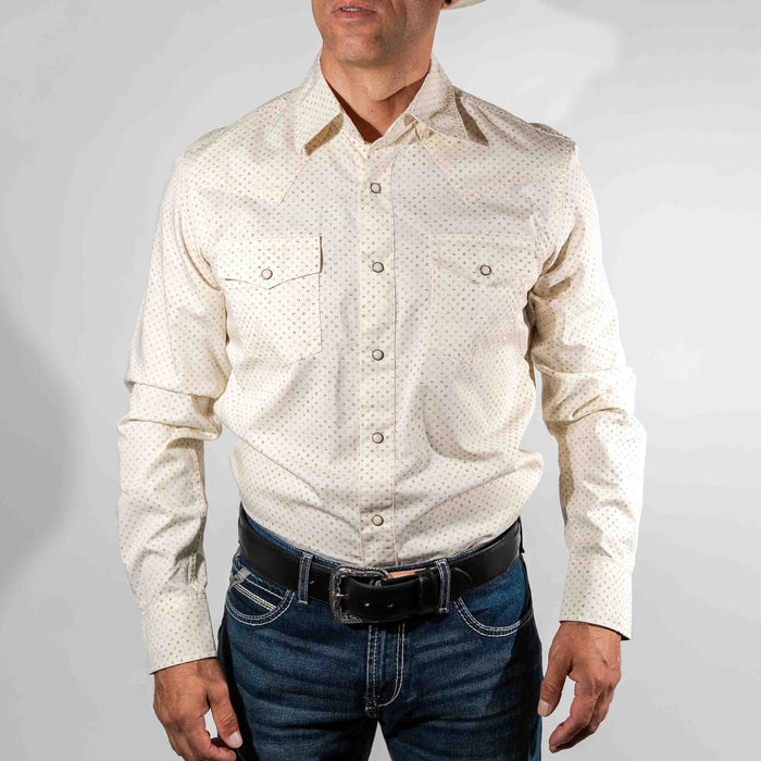 Camisa Wrangler Retro Estampado Color Beige