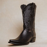 Bota Tejano Style Ramería Bora Negro Hombre 023