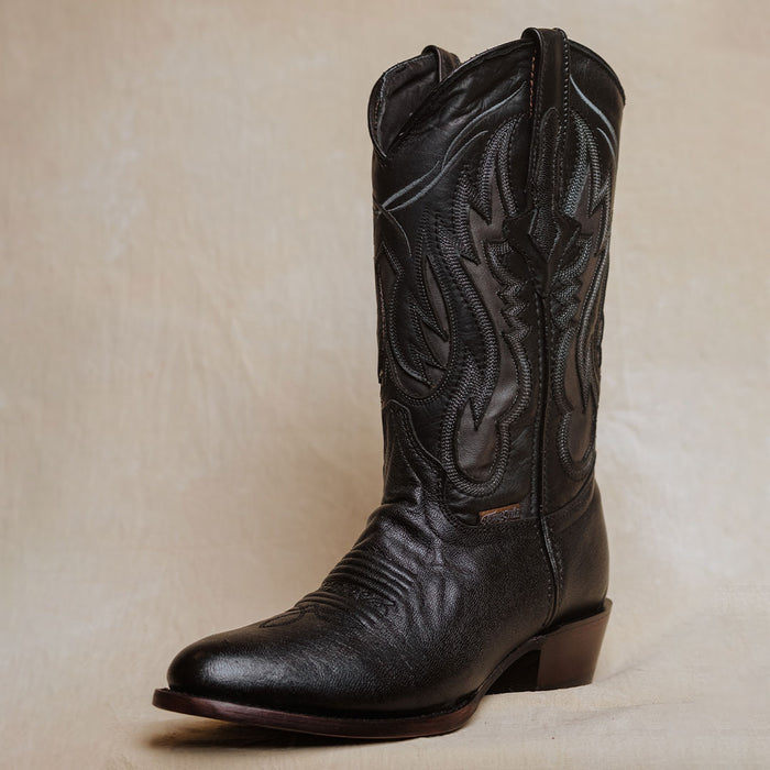 Bota Tejano Style Asher Rush Negro 030