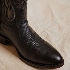 Bota Tejano Style Asher Rush Negro Hombre 030