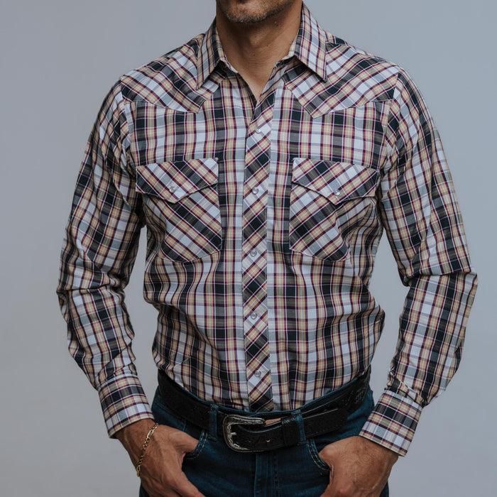 Camisa Hannover Cuadros Amarillo Negro 269