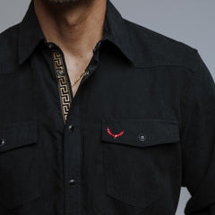Camisa McAllen Camisola Jerezana Negro 032