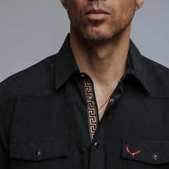 Camisa McAllen Camisola Jerezana Negro 032