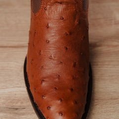 Bota Tony Lama Avestruz Brandy 006