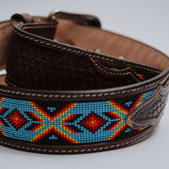 Cinto M-Cowboys Chaquira Café 002