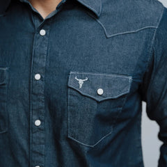 Camisa Cactus Lisa Mezclilla 109