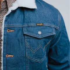 Chamarra Wrangler Aborregada Mezclilla 233