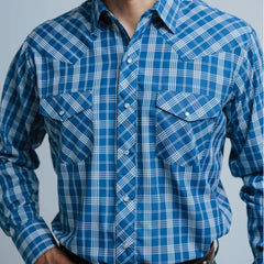 Camisa Hannover Cua Azul Blanco 321