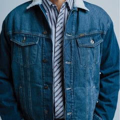 Chamarra LEE ST Aborregada Mezclilla 232