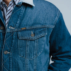 Chamarra LEE ST Aborregada Mezclilla 232