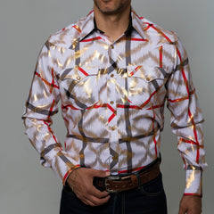 Camisa Cactus Cua Foil Blanco 078
