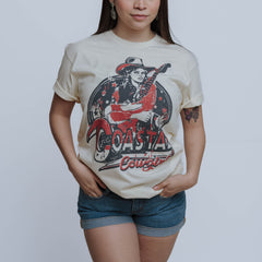 Playera Country Deep Coastal Cowgirl Beige 001