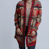 Cardigan Faex Nativo Multicolor 022