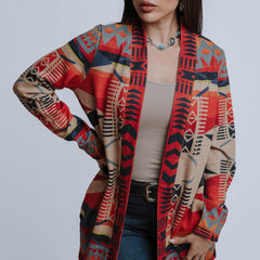 Cardigan Faex Nativo Multicolor 022