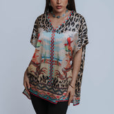 Kimono Faex Animal Print 021