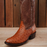 Bota Tony Lama Avestruz Brandy 006