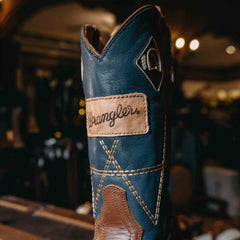 Bota Wrangler Legend Azul/Cafe H-500 003