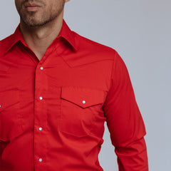 Camisa Hannover Lisa Roja 214