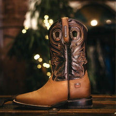 Bota Rio Grande Alabama Roble Miel Hombre 026