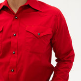 Camisa Rodeo West Lisa Roja 005