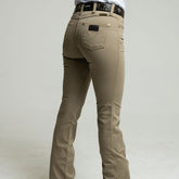 Pantalón V Tex Cintura Alta Beige 007