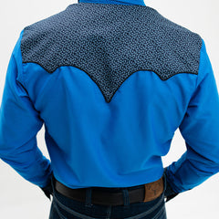 Camisa Rangers Estampada Azul Hojas 052