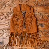 Chaleco Vaquero VV Gamuzina Flecos Tejido 010 - Very Vaquero