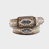 Cinto KAJM Grabado Laser Concho Choco 003