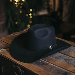 Sombrero Westpoint/Bridon Roper Retro 6X Lana Negro 049