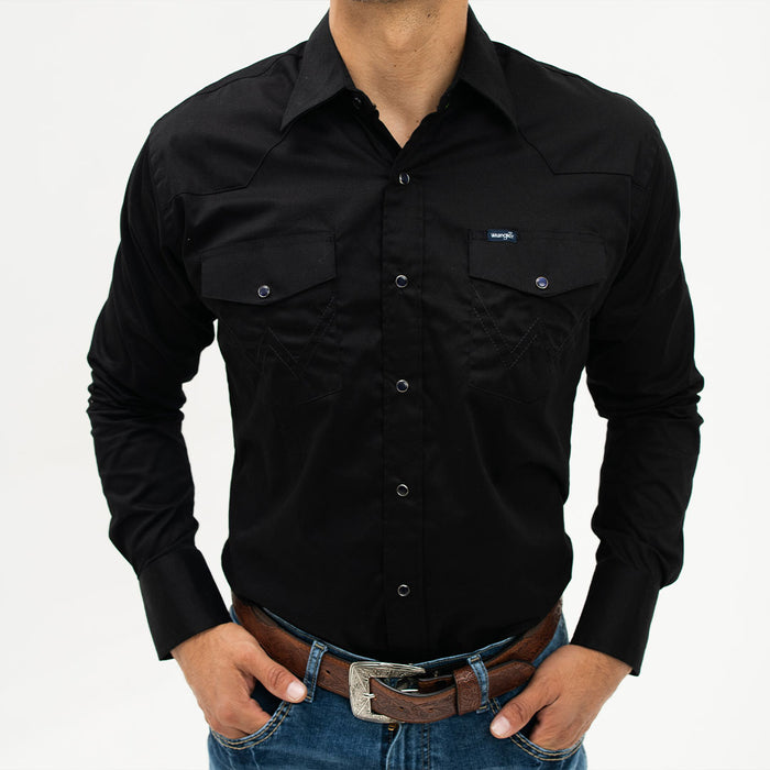 Camisa Wrangler Lisa Negra 046