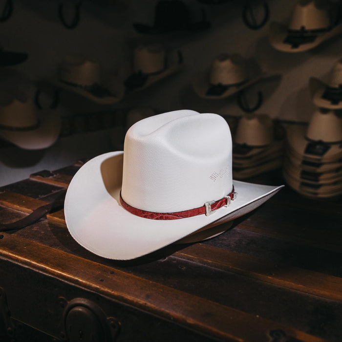 Sombrero Tombstone Frontier 1K Telar Natural Blanco 034
