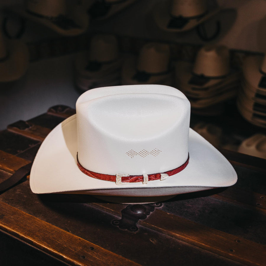 Sombrero Tombstone Frontier 1K Telar Natural Blanco 034